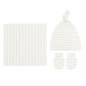 Lou Lou & Company Gus swaddle blanket, hat, mittens